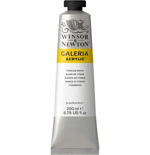 W&N Galeria Akrylfärg Titanium White 200ml image