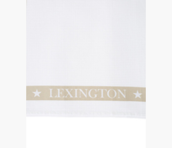 Cotton Waffle Logo Kitchen Towel whitebeige 1 kuva