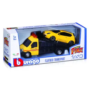 Flatbed Transport Bburago 1:43 image