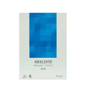 Brevpapper/block A5/30 med linjer image