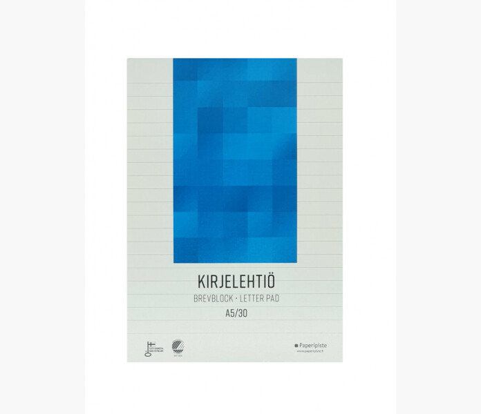 Brevpapper block med linjer A530 kuva