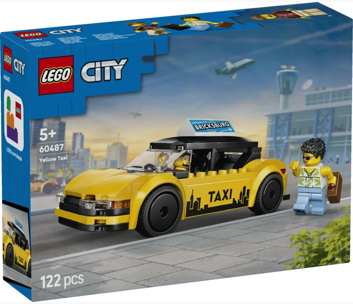 Lego City Gul taxi kuva