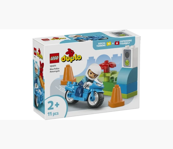 Lego Duplo Bla polismotorcykel kuva