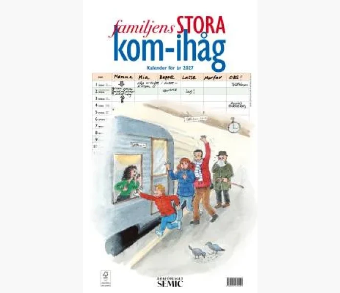 Familjens STORA kom ihag kalender 2027 image