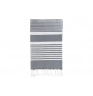 4Living Hamam Towel Stripe grey 80x150 cm image