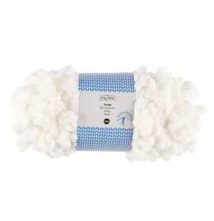 Kehrä Knitting yarn Loop white 200 g kuva