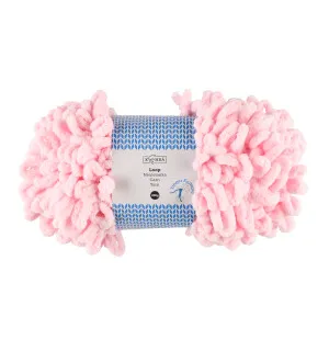 Kehrä Knitting yarn Loop soft rosa 200 g kuva