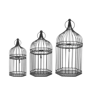 4Living Bird cage black S 13x13x26 cm image