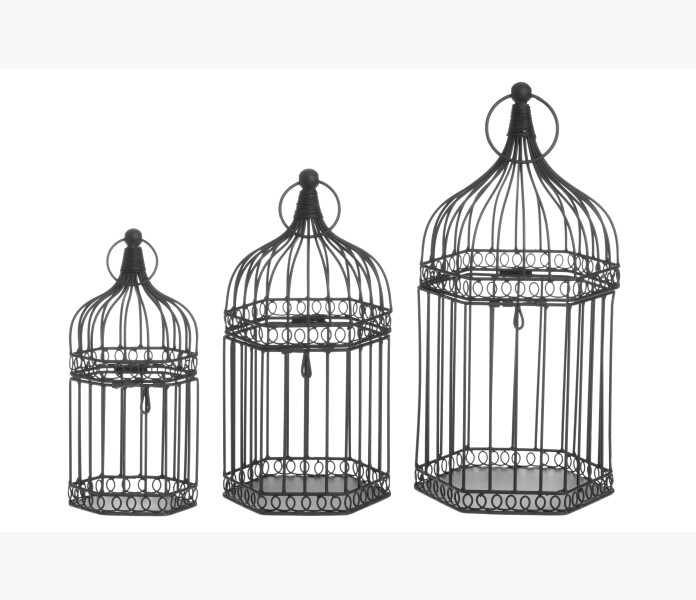 4Living Bird cage black S 13x13x26 cm image
