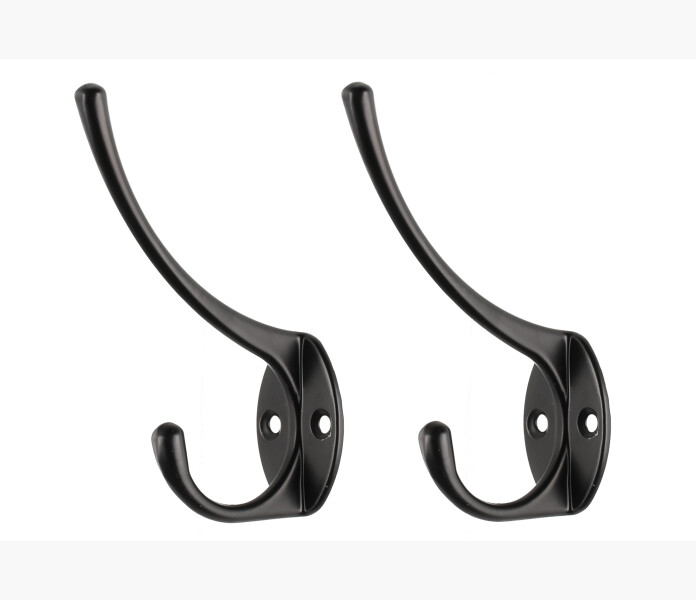 4Living Wall hook black 2pcs kuva