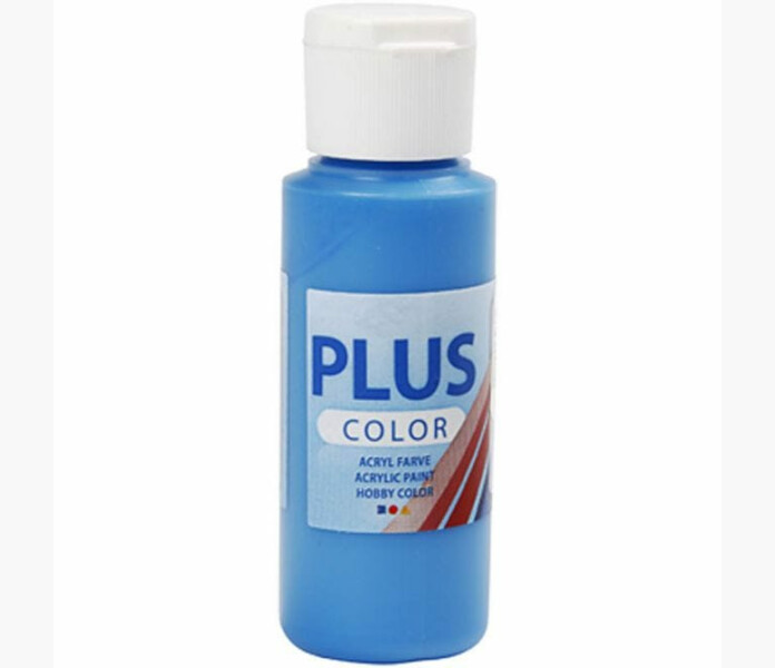 Plus color hobbyfarg bla 60ml kuva