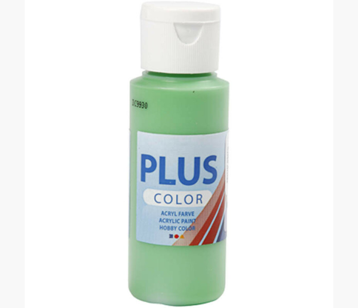 Plus Color Askartelumaali Kirkas Vihrea 60 ml 1 Pll kuva