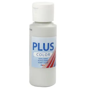 Plus color hobbyfärg light grey 60ml kuva