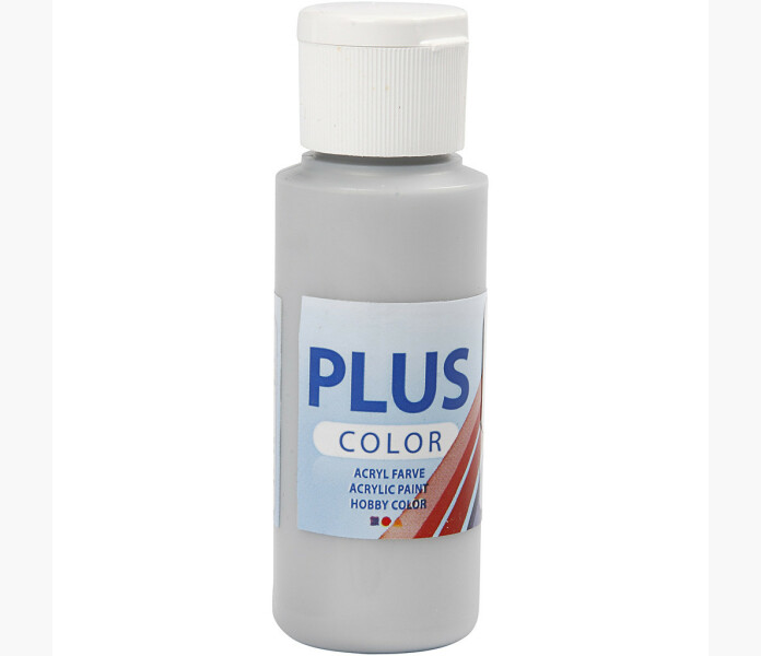 Plus Color Askartelumaali Hopea 60 ml 1 Pll kuva