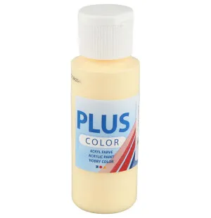 Plus color hobbyfärg ljus gul 60ml kuva