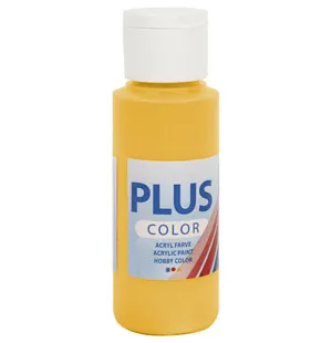 Plus color hobbyfärg yellow sun 60ml kuva