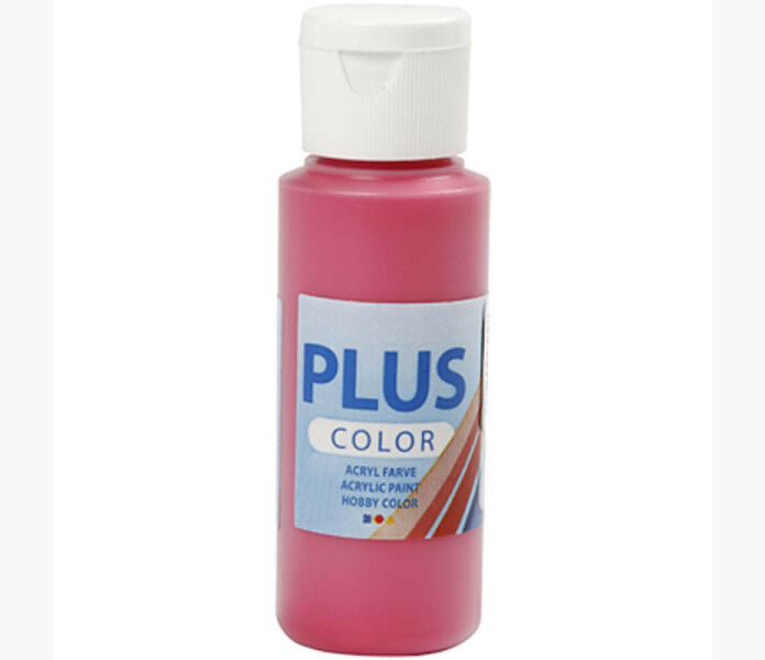 Plus Color Askartelumaali Peruspunainen 60 ml 1 Pll kuva