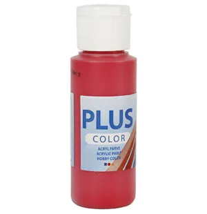 Plus Color hobbyfärg bärröd  60ml. kuva