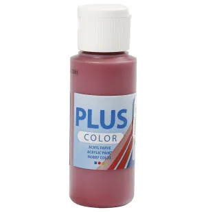 Plus Color hobbyfärg bordeaux 60ml. kuva