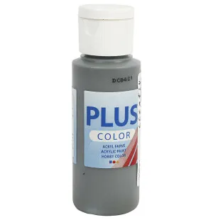 Plus Color hobbyfärg mörk grå  60ml. kuva