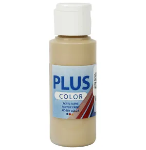 Plus Color hobbyfärg mörk beige 60 ml kuva
