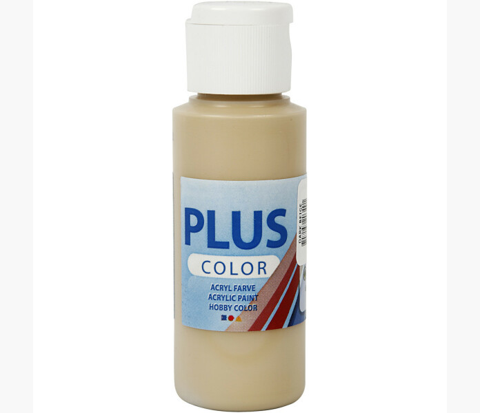 Plus Color Askartelumaali Tumma Beige 60 ml 1 Pll kuva