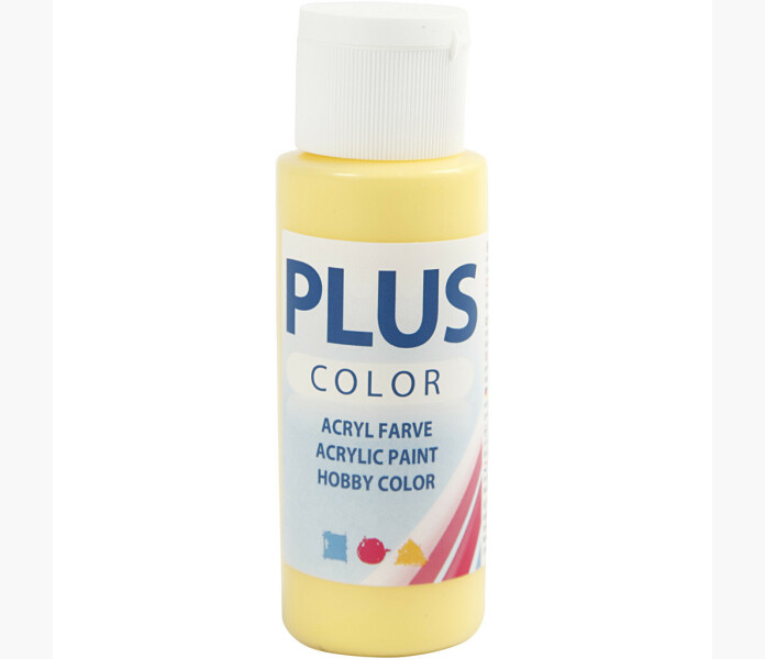 Plus Color Askartelumaali Primrose Yellow 60 ml 1 Pll kuva
