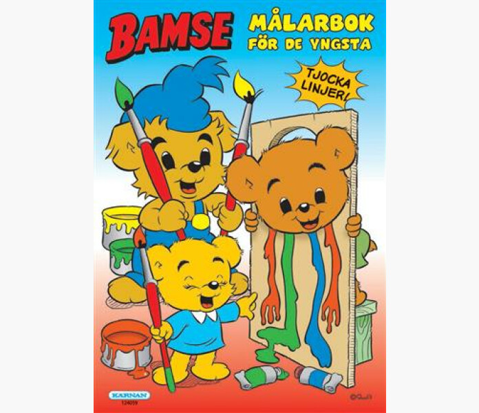 Malarbok Bamse kuva