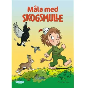 Målarbok Måla med Skogsmulle kuva