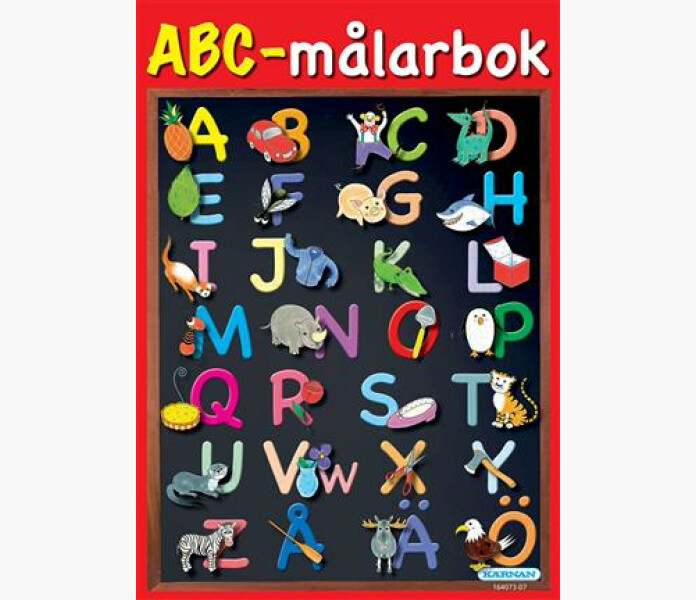 Malarbok ABC kuva