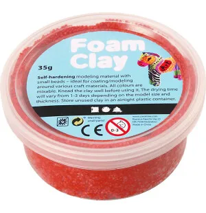 Foam Clay röd kuva