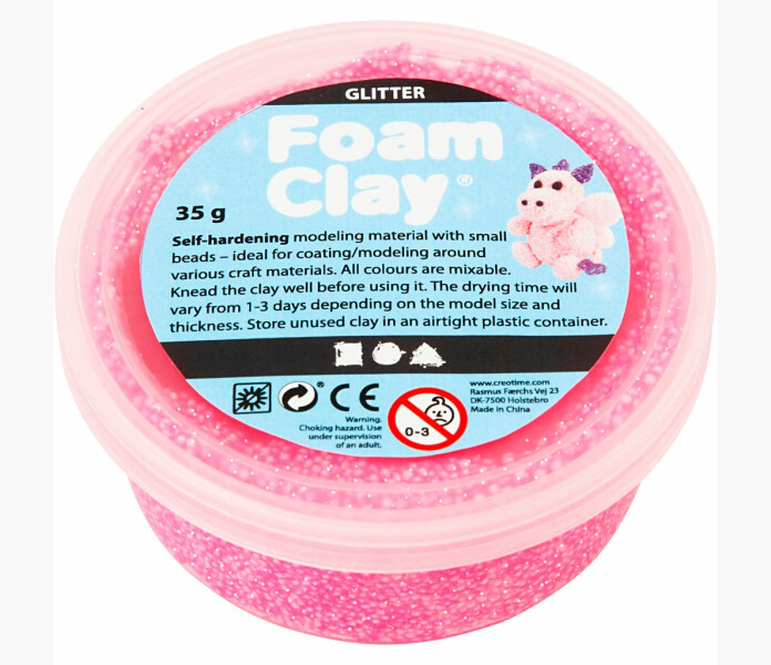 Foam Clay pink 35g. kuva
