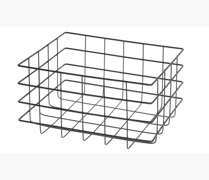 Maku Forvaringskorg svart metall 25x20x125cm kuva