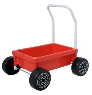 Plasto Lära gå vagn röd9m+ image
