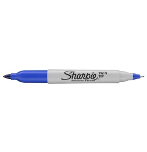 TUSCH PENNA TWIN TIP BLÅ SHARPIE kuva