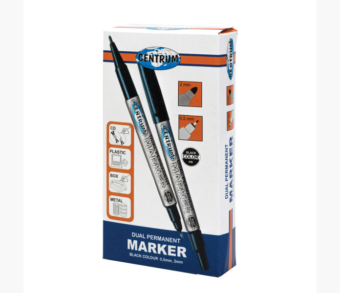 Centrum tusch dual cd dvd 05 mm och 2 mm svart image