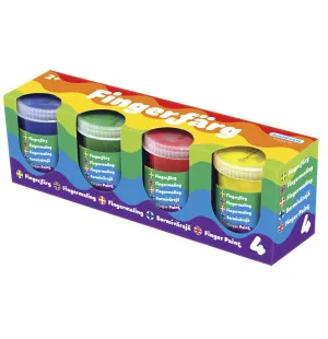 Fingerfärger 4-pack kuva