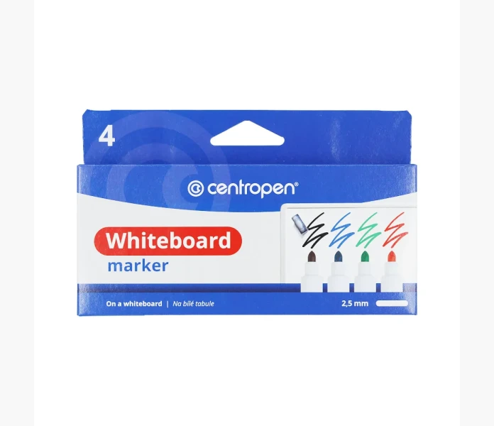 Whiteboardpenna rund 4st 15 3mm kuva