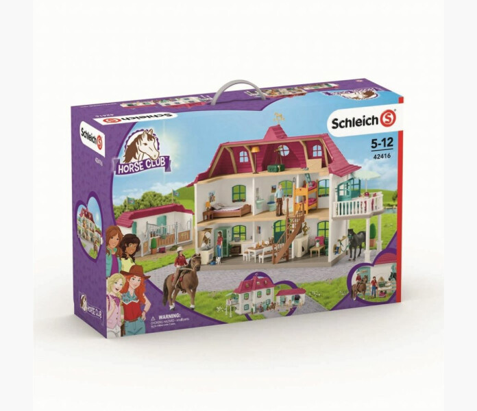 Schleich Stort stall med hus image