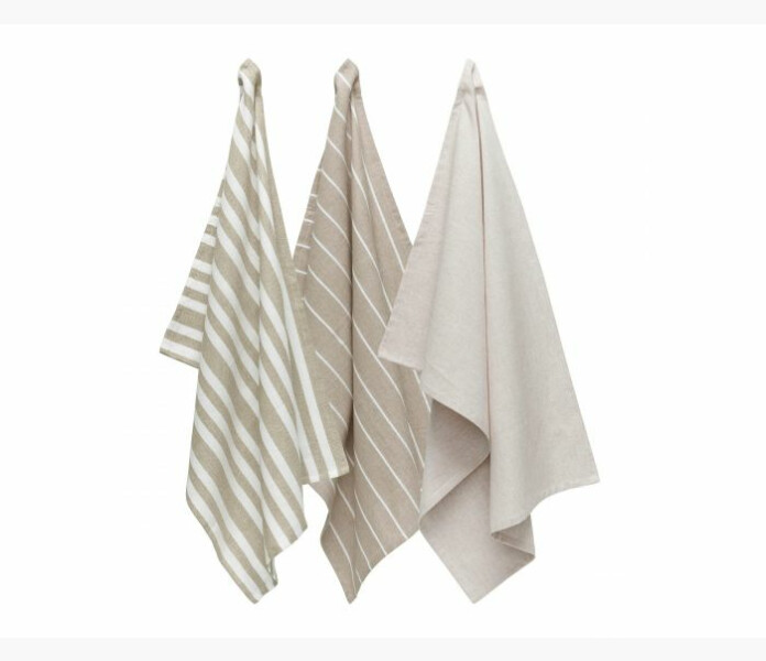 Alba kitchen towel beige 3x50x70 cm.1 image