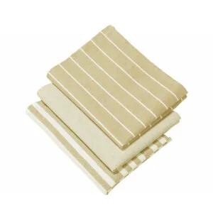 Alba kitchen towel ockra 3x50x70 cm. kuva