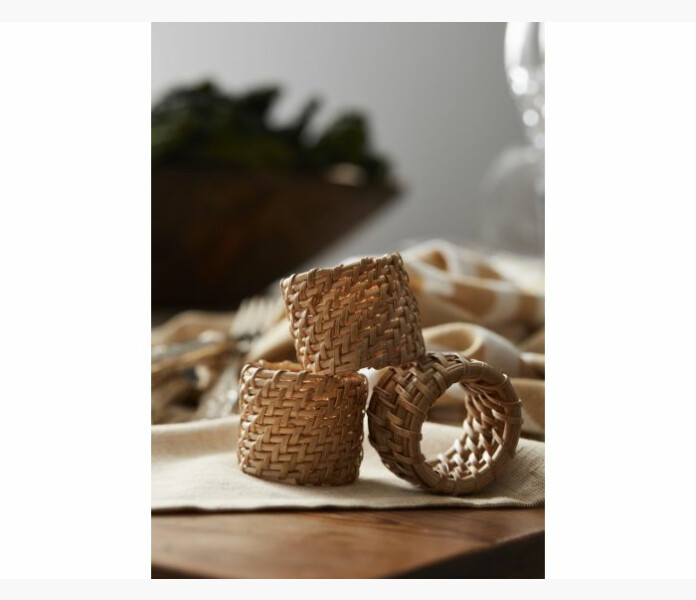 Zoe servettring 2 pack natur 5x4 cm.1 image