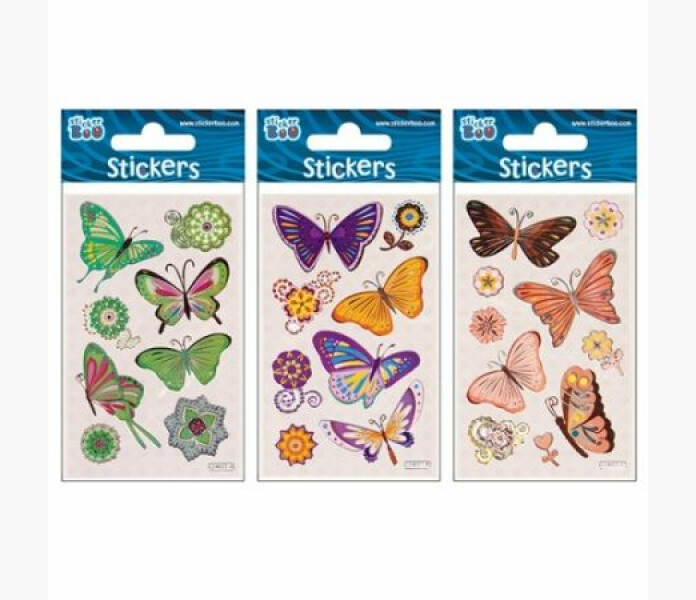 Sticker Boo fjarilar kuva