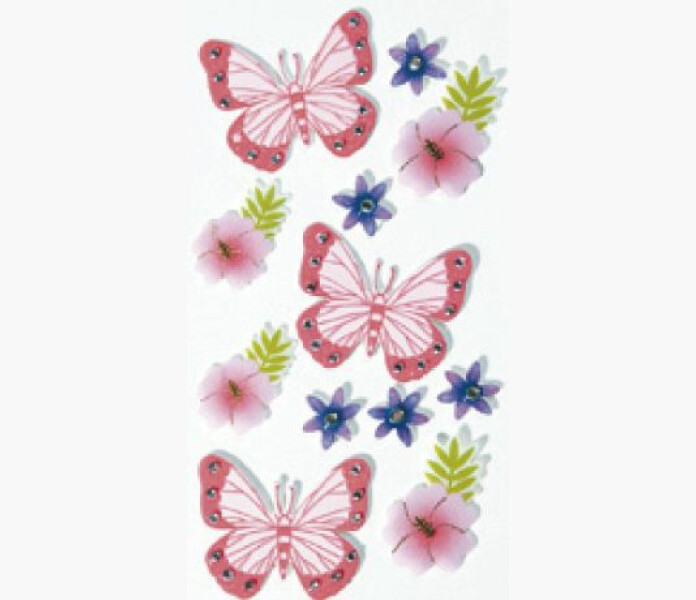 Art Work Tarra fjarilar blommor kuva