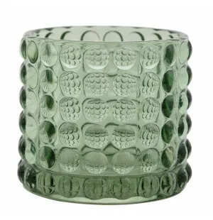 Ljushållare Piana glas grön 9,5x8,7cm image