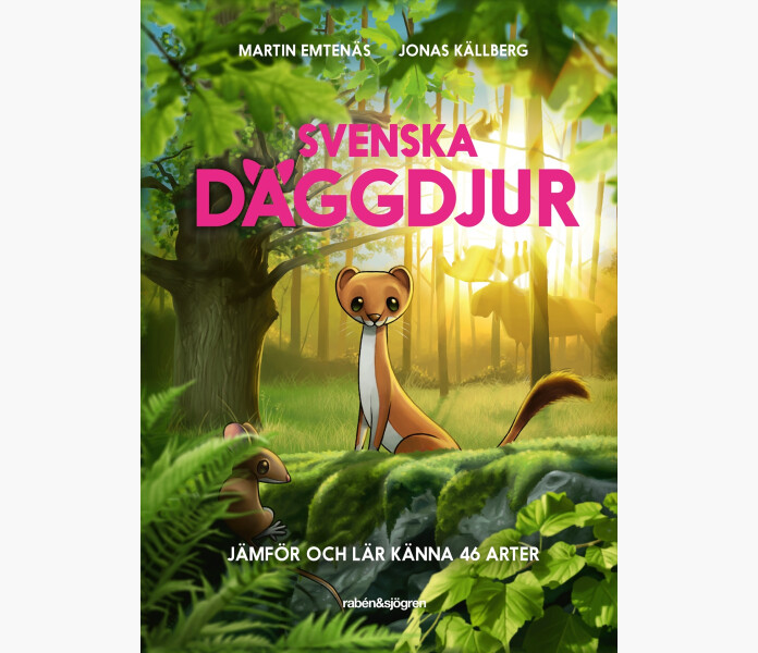 Svenska daggdjur Jamfor och lar kanna 46 arter kuva