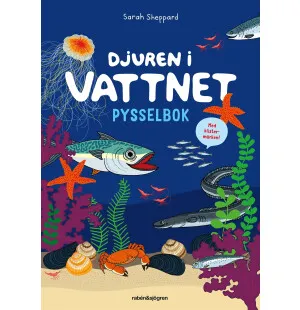 Djuren i vattnet pysselbok 3-6år kuva
