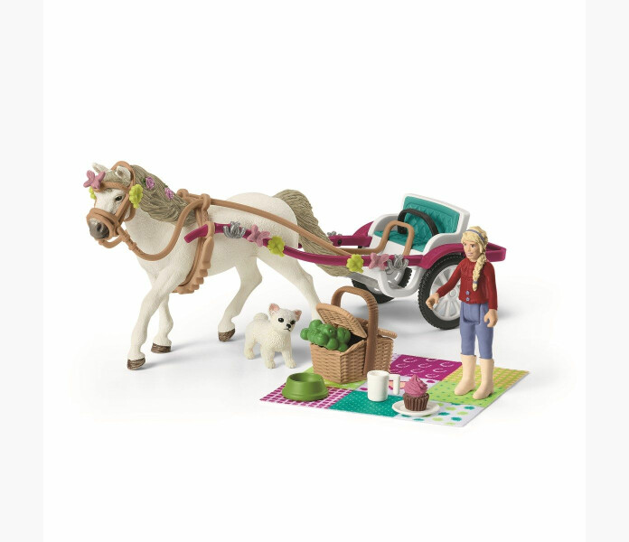 Schleich Hast med vagn till Stora Hastshowen   v2 kuva