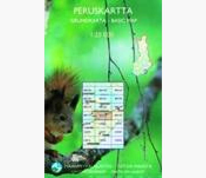 Grundkarta Raseborg K3444 kuva