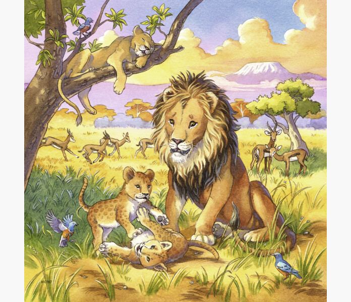 Pussel Wild Animals 3x49 1 image